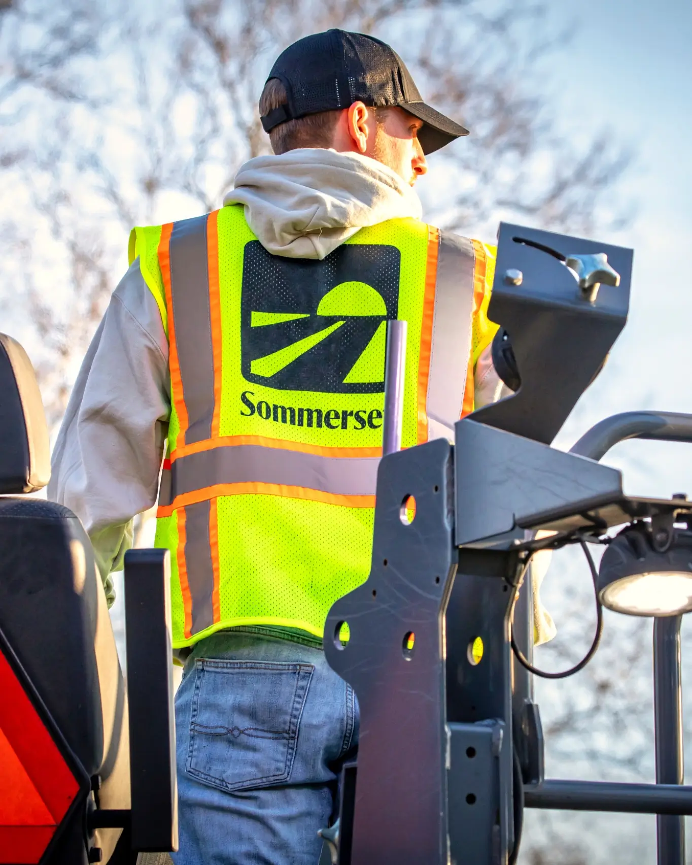 sommerset paving service technician operating machinery