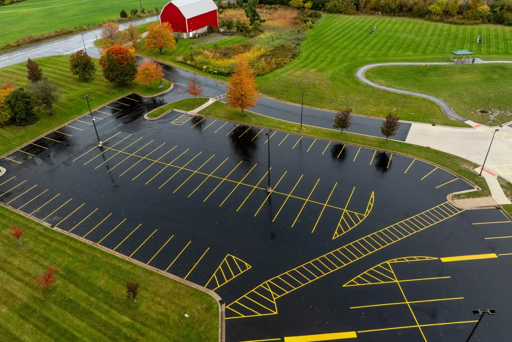 Asphalt Parking Lot Project in Ann Arbor, MI