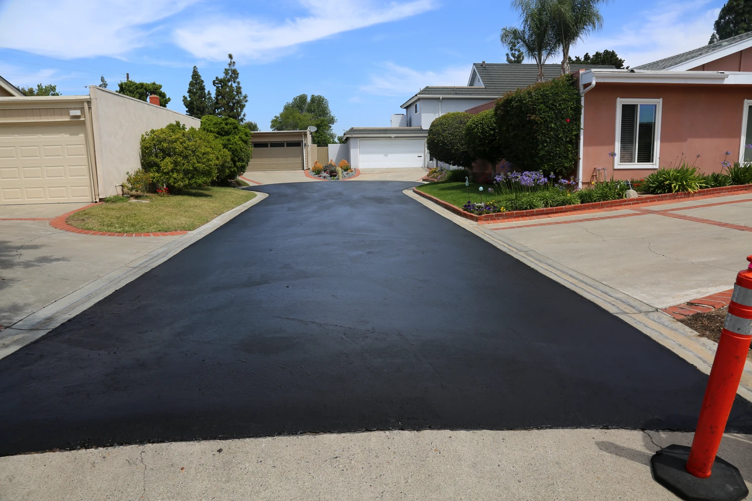 A Newly Repaired Asphalt Driveway By Sommerset Paving